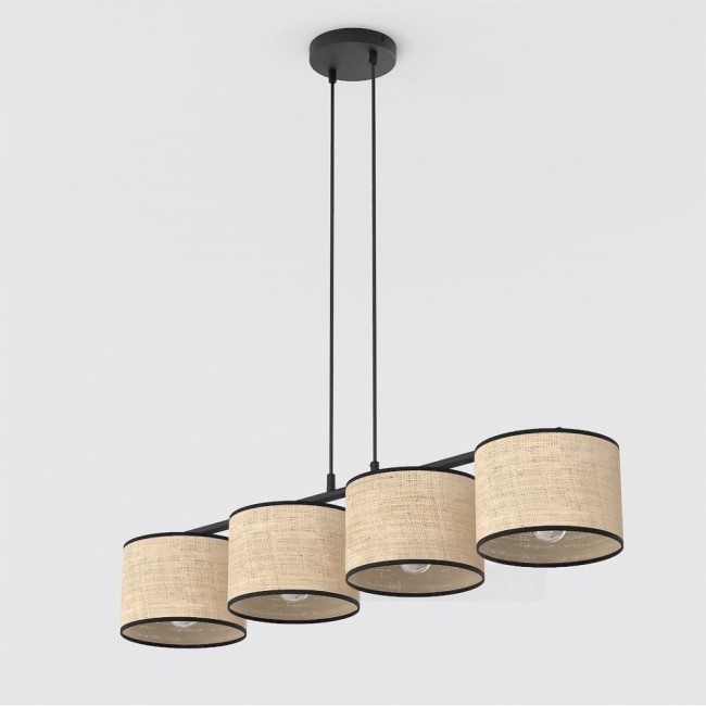 Suspension Nar Ratán (4 lumières)