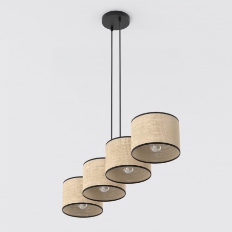 Suspension Nar Ratán (4 lumières)