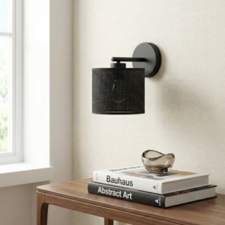 Applique mural Nar Noir