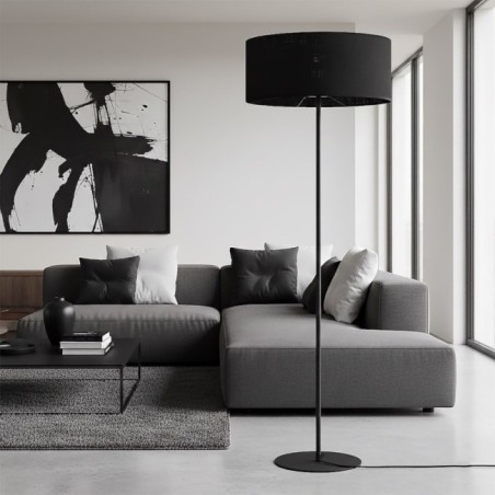 Lampe sur pied Nar Noir