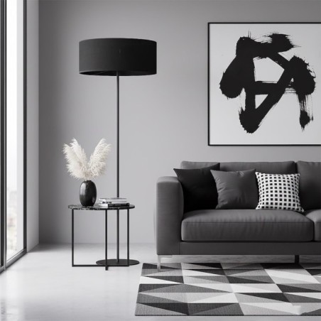 Lampe sur pied Nar Noir