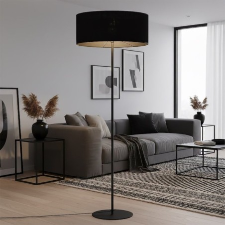Lampe sur pied Nar Noir