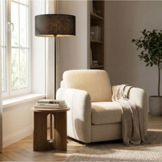 Lampe sur pied Nar Noir