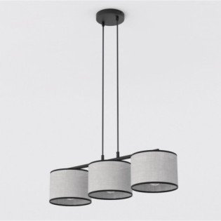 Suspension Nar Gris (3 lumières)