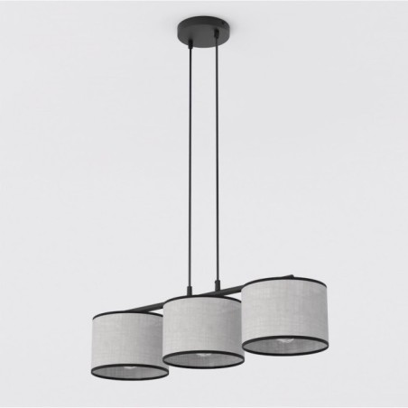 Suspension Nar Gris (3 lumières)
