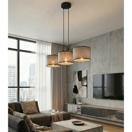 Suspension Nar Gris (3 lumières)
