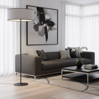 Lampe sur pied Nar Gris