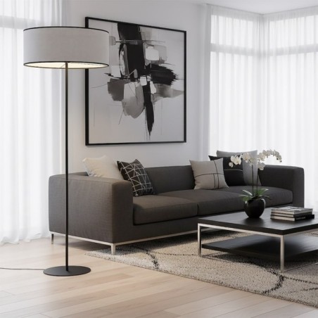 Lampe sur pied Nar Gris