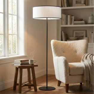 Lampe sur pied Nar Gris