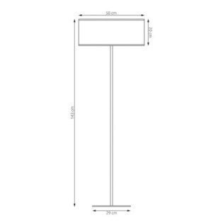 Lampe sur pied Nar Gris