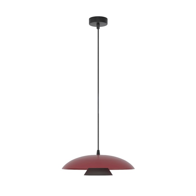 Suspension Tisa Bordeaux+Noir