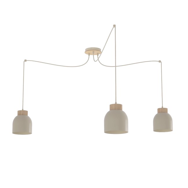 Suspension Prut Moka (3 lumières)