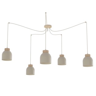Suspension Prut Moka (5 lumières)