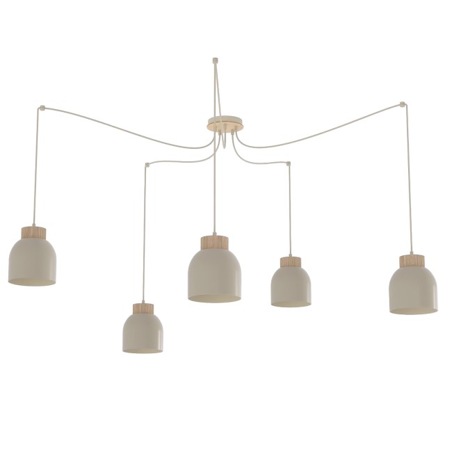 Suspension Prut Moka (5 lumières)
