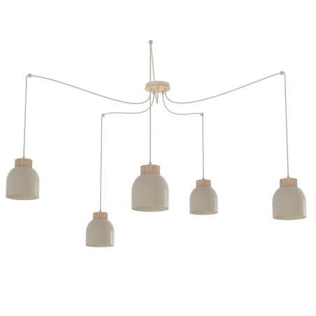 Suspension Prut Moka (5 lumières)