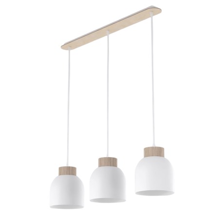 Suspension Oka Blanc (3 lumières)