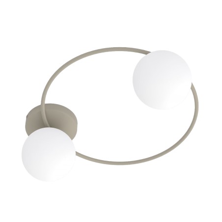 Lampe de plafond Buga Moka Opale (2 lumières)