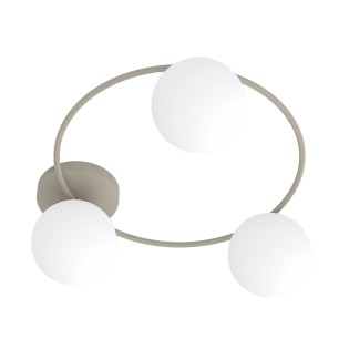 Lampe de plafond Buga Moka Opale (3 lumières)