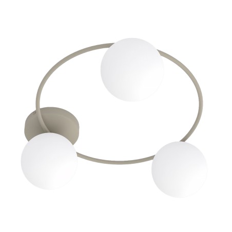 Lampe de plafond Buga Moka Opale (3 lumières)