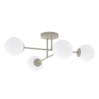 Lampe de plafond Drin Moka Opale (4 lumières)
