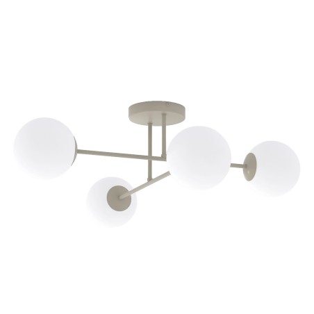 Lampe de plafond Drin Moka Opale (4 lumières)