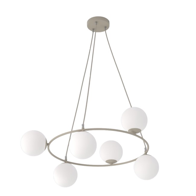 Suspension Ibar Opal (6 lumières)