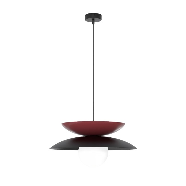 Suspension Mor Noir+Bordeaux