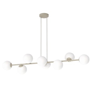 Suspension Odra Moka Opale (8 lumières)