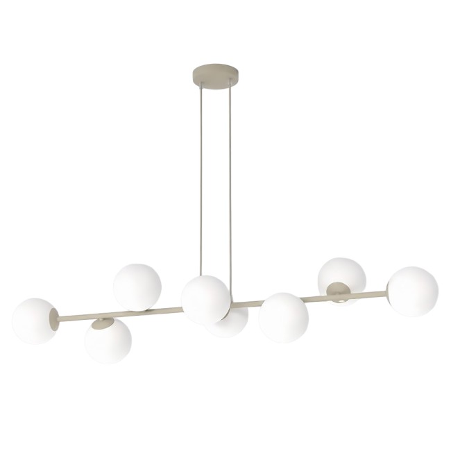 Suspension Odra Moka Opale (8 lumières)