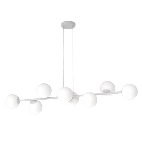 Suspension Odra Gris Opal (8 lumières)
