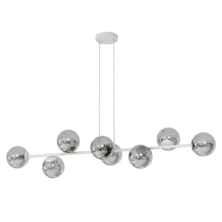 Suspension Odra Gris Graphite (8 lumières)