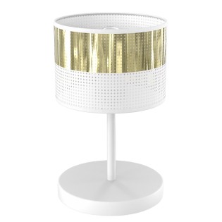 Lampe de table Velto Blanc+Or
