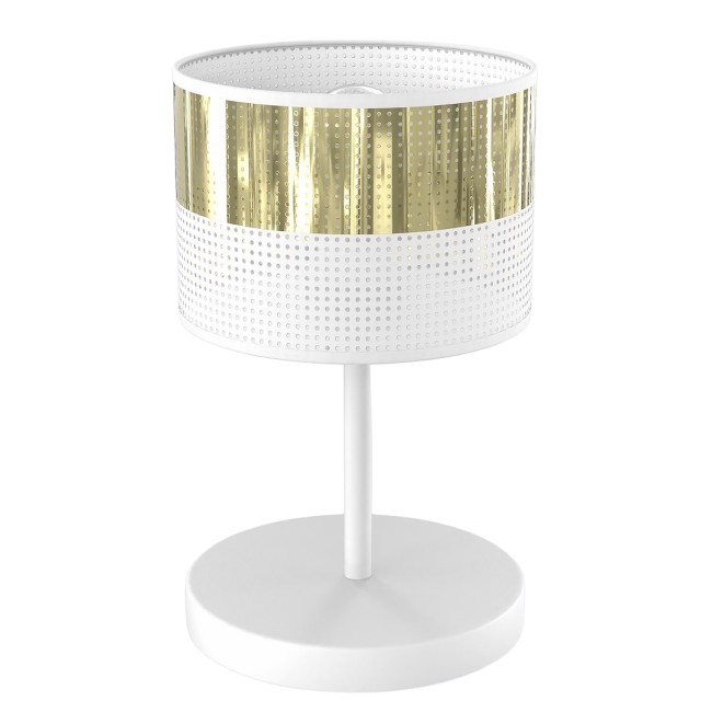 Lampe de table Velto Blanc+Or