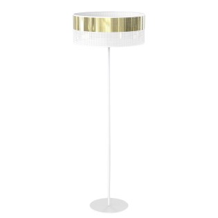 Lampe sur pied Velto Blanc+Or