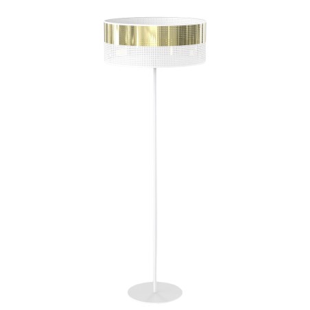 Lampe sur pied Velto Blanc+Or