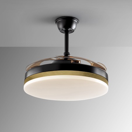 Ventilateur avec pales pliables LED Vento Dim (36W)