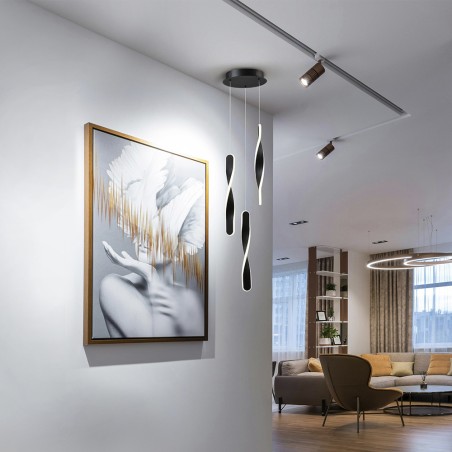 Lampe de plafond LED Twist (3x10W)