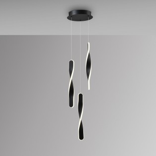Lampe de plafond LED Twist (3x10W)