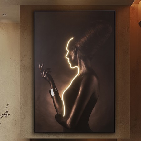 Tableau avec lumière LED Silueta (120x180cm.)