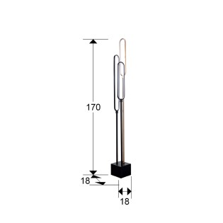 Lampadaire LED Colette (44W)