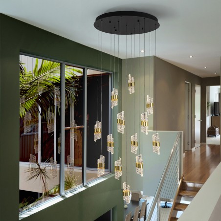 Lámpara colgante LED Iliada (13x7W)