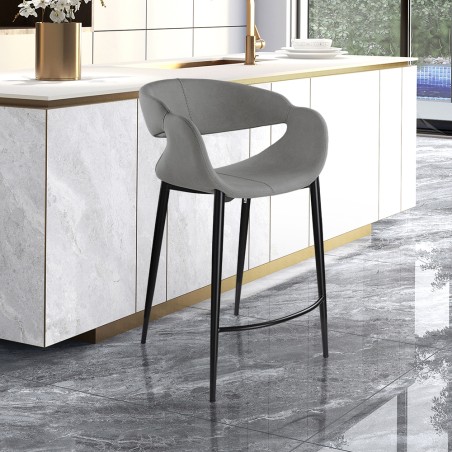 Tabouret haut Giro Grey