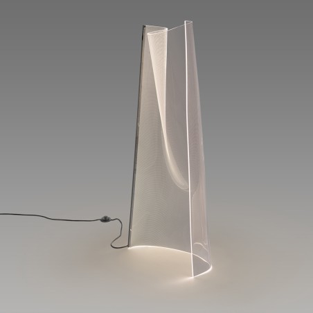 Lampadaire á LED Velos Chrome (17W)