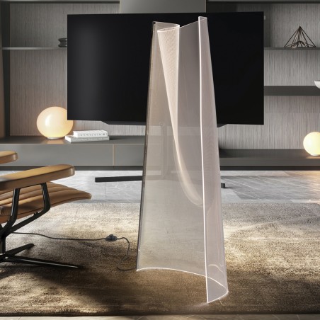 Lampadaire á LED Velos Chrome (17W)