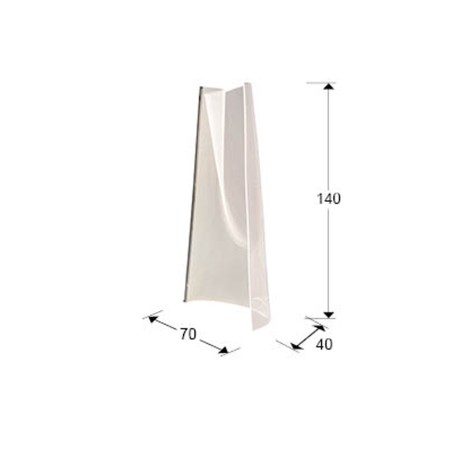 Lampadaire á LED Velos Chrome (17W)