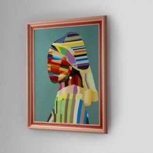 Bas-relief Jeune avec Perle Pop (84x104)