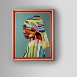 Bas-relief Jeune avec Perle Pop (84x104)