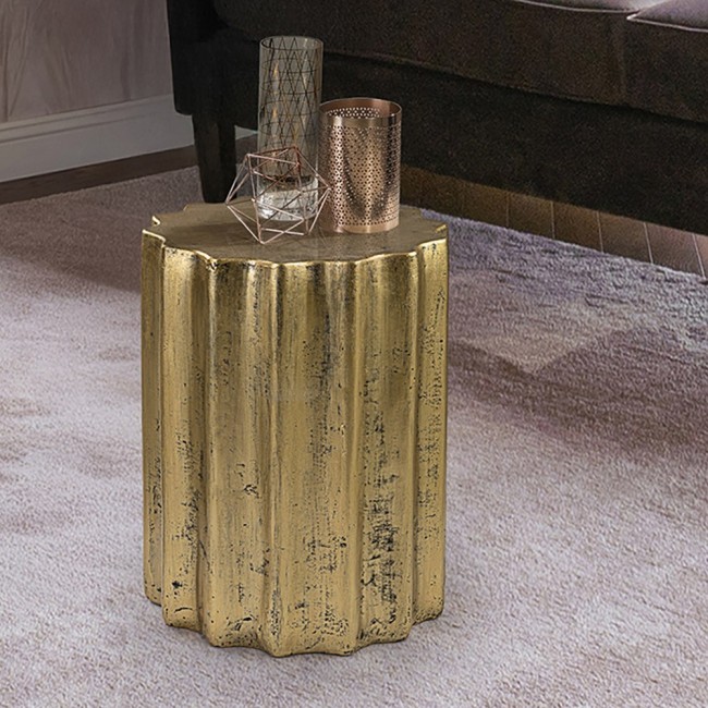 Table d'appoint striée