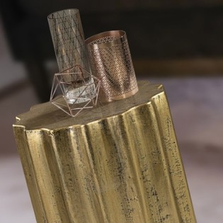 Table d'appoint striée