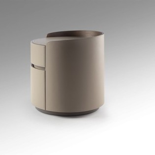 CIRZE- TABLE DE NUIT- BEIGE